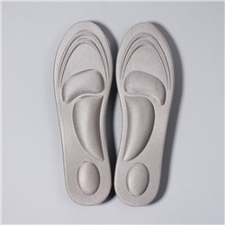 Стельки для обуви, универсальные, амортизирующие, 40-46 р-р, пара, цвет МИКС