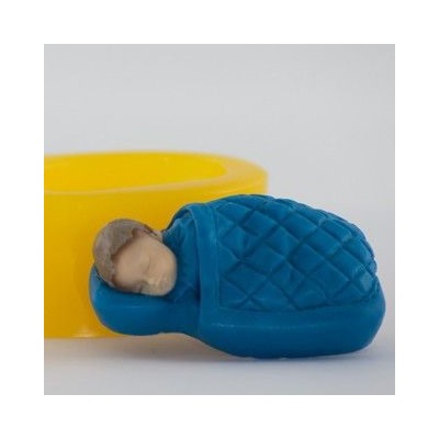 Силиконовая форма для мыла - 3D - Спящий малыш №3