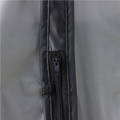 Чехол для одежды Доляна, 61×137 см, плотный, PEVA, цвет серый