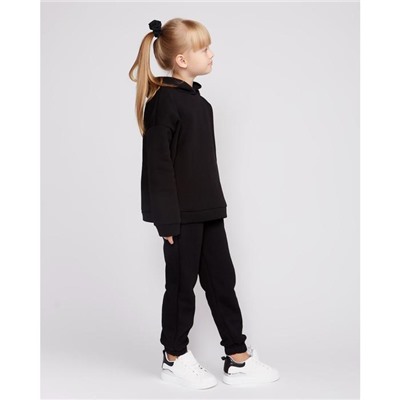 Костюм детский (худи, брюки) MINAKU: Casual Collection KIDS, цвет чёрный, рост 110