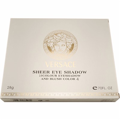 Тени для век Versace Sheer Eye Shadow тени 18 цв. + румяна 4 цв. № 3 28 g