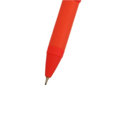 Ручка шариковая Berlingo Funline XL. Dots, 0,7 мм, резиновый упор, рисунок на корпусе, синяя, микс
