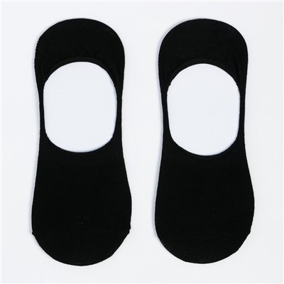 Носки-подследники детские, цвет чёрный, размер 20-22