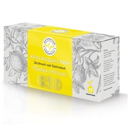 Дагомыс Чай зелёный «Имбирь и лимон» 25 пакетиков по 1,8 гр