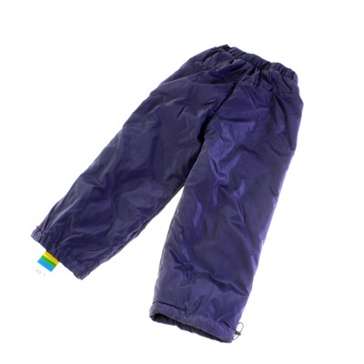 Рост 130-140. Утепленные детские штаны с подкладкой из полиэстера Federlix пурпурно-дымчатого цвета.