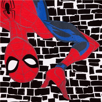 Футболка с длинным рукавом "Человек-паук", Marvel, рост 134-140, красный