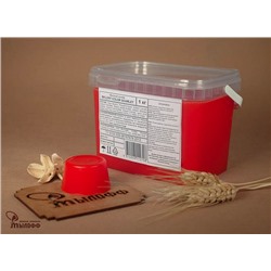 Мыльная основа ЦВЕТНАЯ - MYLOFF COLOR (красно-оранжевый) "scarlet" - 1 кг