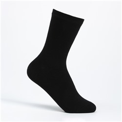 Носки детские, цвет чёрный, размер 16-18