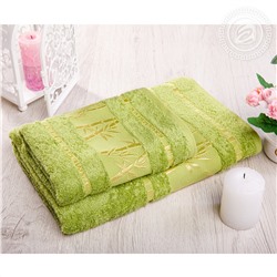 Набор махровых полотенец Бамбук фисташка