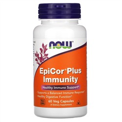 Now Foods, EpiCor Plus Immunity, 60 растительных капсул