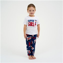Пижама детская для девочки KAFTAN "Super" рост 98-104 (30)