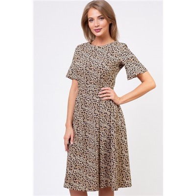Платье Леопард 985