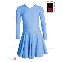 Рейтинговое платье Р 82-011 ПА голубой