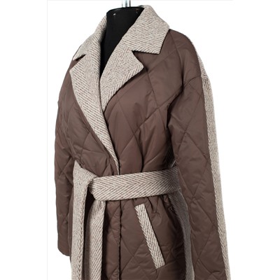 01-11306 Пальто женское демисезонное (пояс)