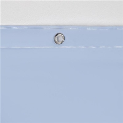 Штора для ванны SAVANNA «Классик», с люверсами, 180×180 см, EVA, цвет голубой