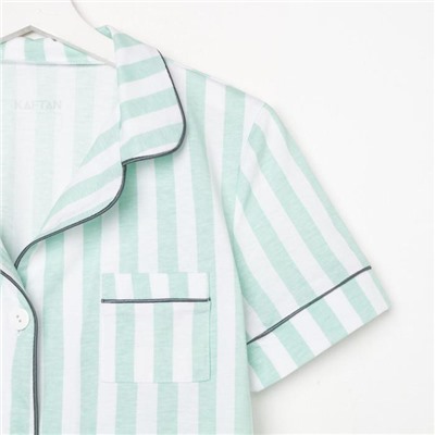 Пижама женская (рубашка и шорты) KAFTAN "Fresh" р. 52-54
