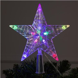 Фигура "Звезда Белая ёлочная" 16Х16 см, пластик, 10 LED, 2 м провод, 240V МУЛЬТИ