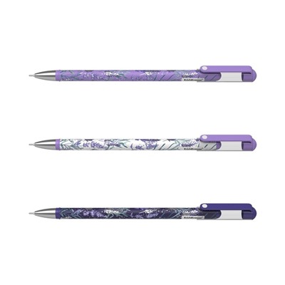 Ручка гелевая ErichKrause Lavender Stick, узел 0.38 мм, чернила чёрные, длина линии письма 500 метров, МИКС