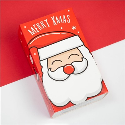 Набор детских новогодних носков KAFTAN «Дед Мороз» 3 пары, размер 16-18