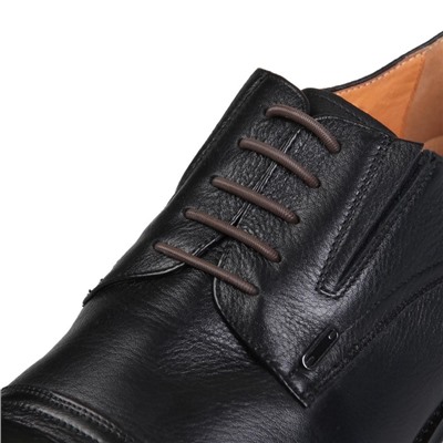 Набор шнурков для обуви, 10 шт, силиконовые, круглые, d = 3 мм, 4 см, цвет коричневый