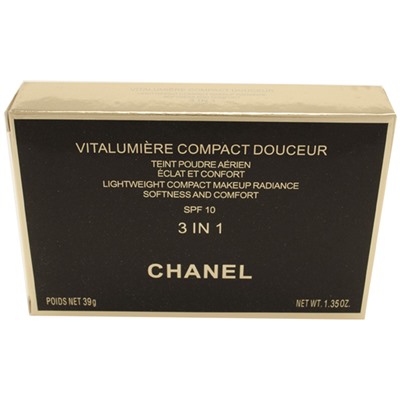 Пудра Chanel Vitalumiere Compact Douceur 3in1 № 1 39 g