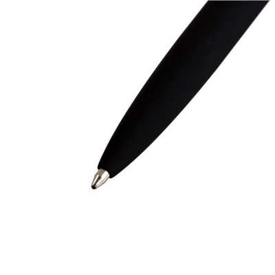 Ручка шариковая автоматическая, 1.0 мм, Bruno Visconti SAN REMO, стержень синий, чёрный металлический корпус, в футляре