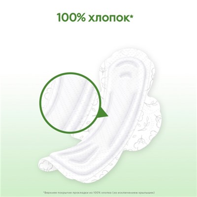 Прокладки «Kotex» Natural ночные, 6 шт.