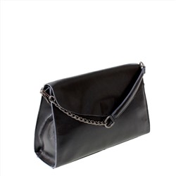 Стильная женская сумочка Flonge_Lon из натуральной кожи черного цвета.