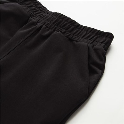 Костюм женский (худи, брюки) MINAKU: Casual Collection цвет чёрный, размер 46