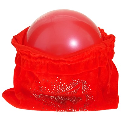Чехол для мяча «Гимнастка», цвет красный, 35 × 36 см