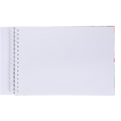 Скетчбук А5, 80 листов на гребне SketchBook "Мысли позитивно", картонная обложка, твёрдая подложка, блок 100 г/м2