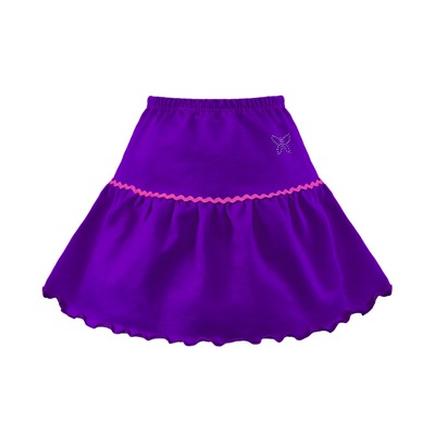 Фиолетовая юбка для девочки 78042-ДО17