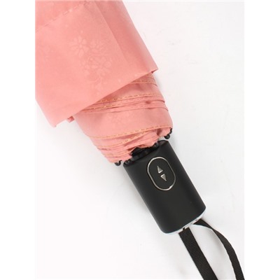 Зонт женский ТриСлона-L 4806 F  (Мини),  R=53см,  суперавт;  8спиц,  4слож,  набивной "Эпонж",  розовый 254797