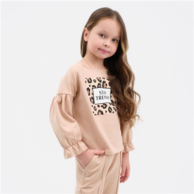 Свитшот для девочки KAFTAN "Trendy", размер 28 (86-92)