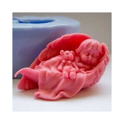 Силиконовая форма для мыла - 3D - Сладкий сон - девочка