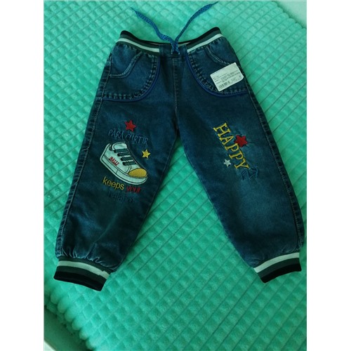 BALLI, Утепленные джинсы для мальчика BALLI Размер 110
