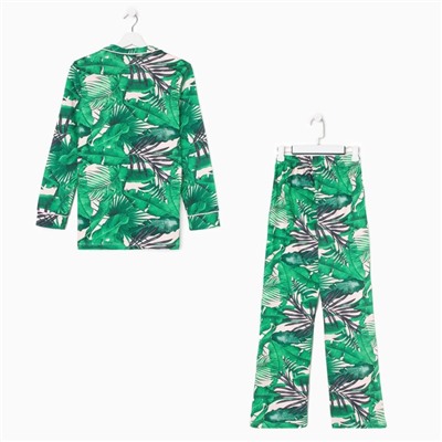 Пижама женская (рубашка и брюки) KAFTAN "Tropic" р. 40-42