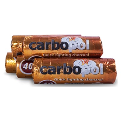 Уголь для кальяна Carbopol Quick Lighting Charcoal 40 mm