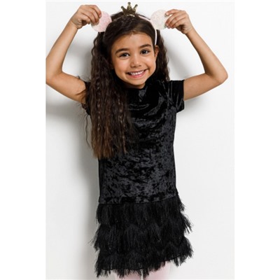 Платье детское для девочек Vivian черный