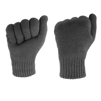 Перчатки IFRIT Ran (б/р, двойная вязка, цвет Серый, ткань 100% Акрил)