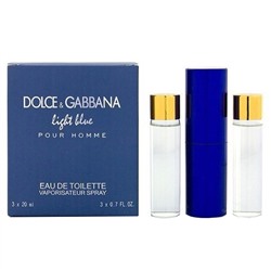 Dolce & Gabbana Light Blue Pour Homme edt 3*20 ml