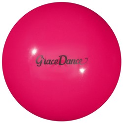 Мяч для художественной гимнастики Grace Dance 18,5 см, 400 гр, цвет розовый