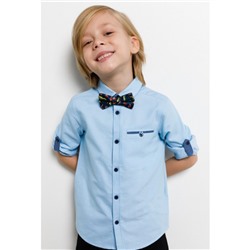 Сорочка верхняя детская для мальчиков Porthos голубой