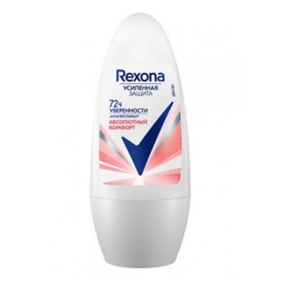 Rexona deo-roll 50мл жен. Абсолютный комфорт 50мл.