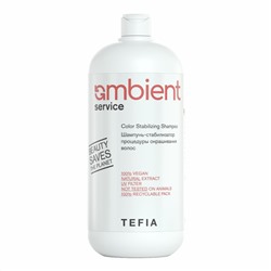 TEFIA Ambient Шампунь-стабилизатор процедуры окрашивания волос / Service Color Stabilizing Shampoo, 1000 мл