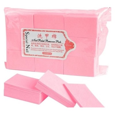 Безворсовые салфетки Розовые жесткие 4*5,5см 540шт