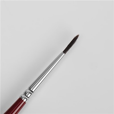 Кисть для дизайна и наращивания ногтей, круглая, 18 см, цвет бордовый, DB13R №2