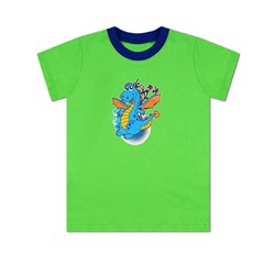 Зелёная футболка для мальчика 80712-МЛС19