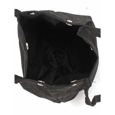 Сумка женская текстиль LIU-01-mpl,  1 отд  (без молнии,  без подклада),  вельвет черный 247640