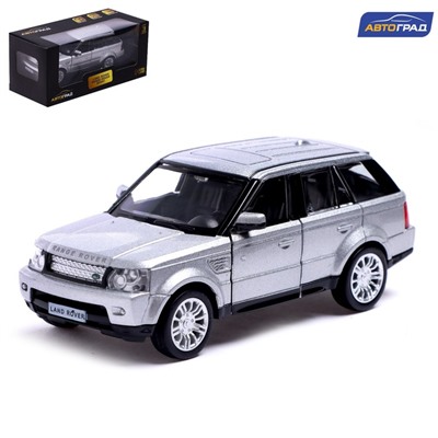 Машина металлическая LAND ROVER RANGE ROVER SPORT,1:32, открываются двери, инерция, цвет серый